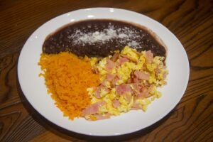 huevos con jamón